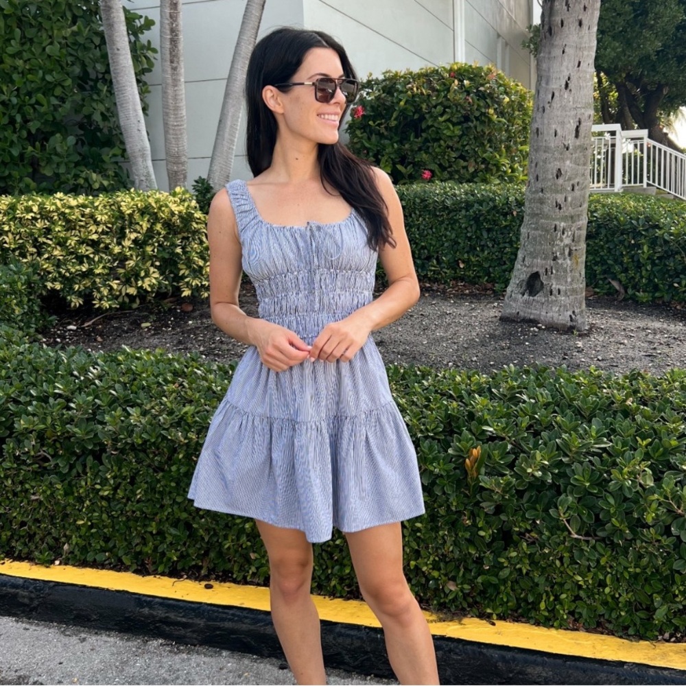 Nia Salt Stripe dress